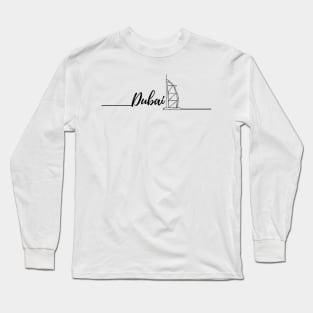 Dubai Burj Al- arab Long Sleeve T-Shirt